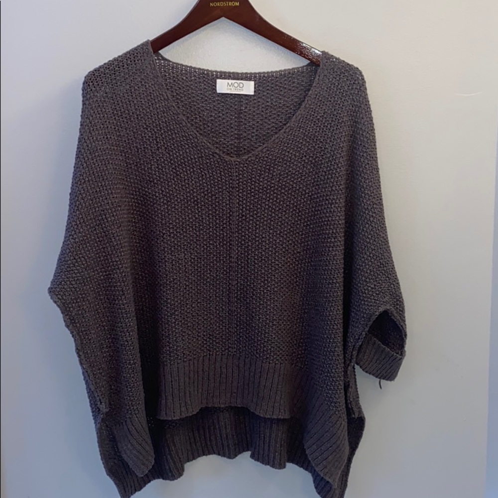 Lavender Waffle Sweater